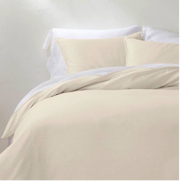 Casaluna Bedding King Casaluna Heavyweight Linen Blend Duvet Only